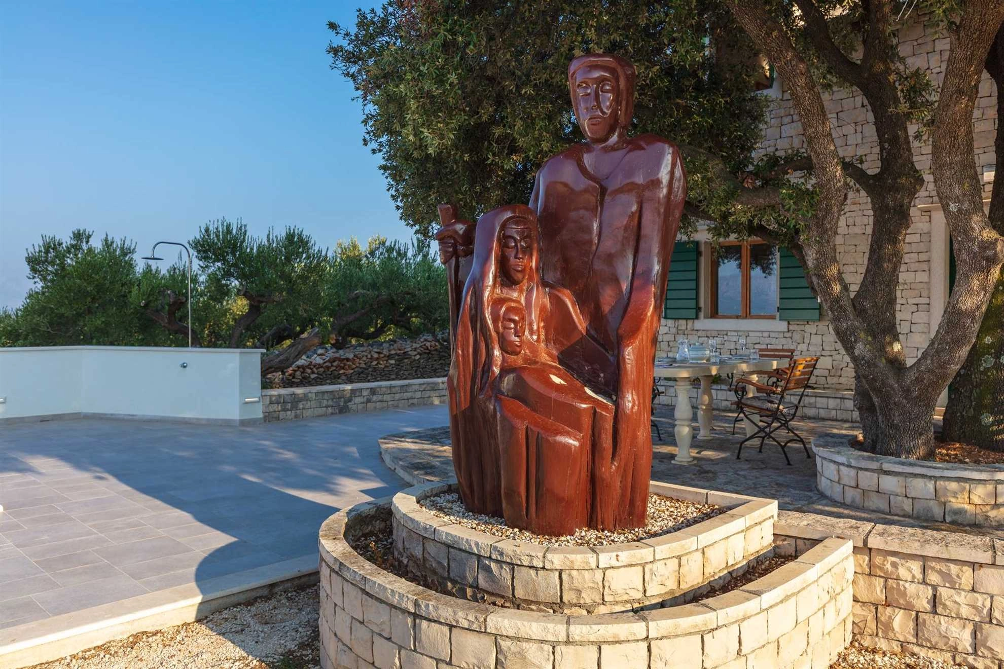 Secluded Villa Dubrava, private pool, olive grove surrounds the villa, Brac Island