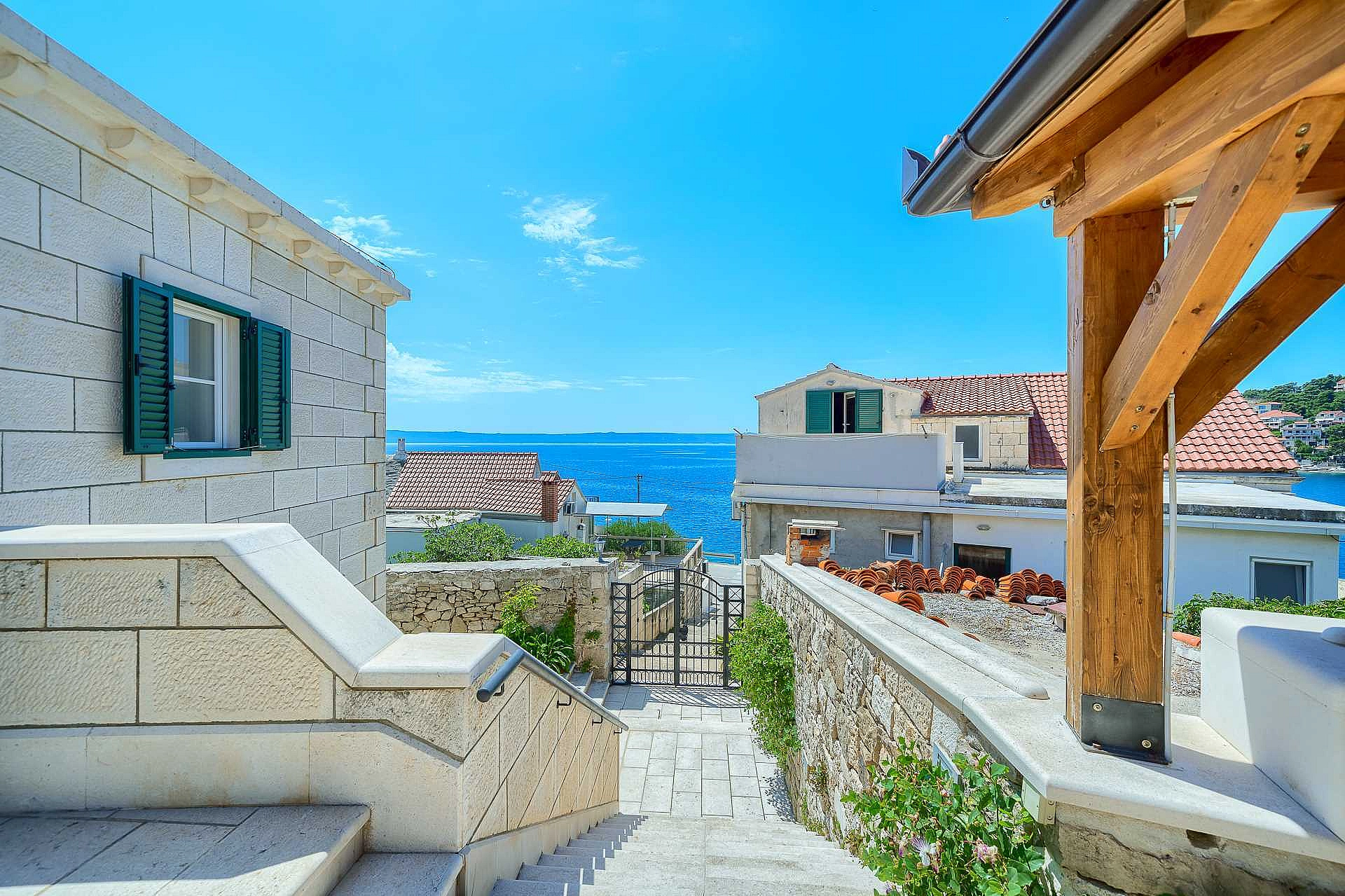 Villa Mir Vami blizu plaže, privatni bazen, Sumartin, otok Brač