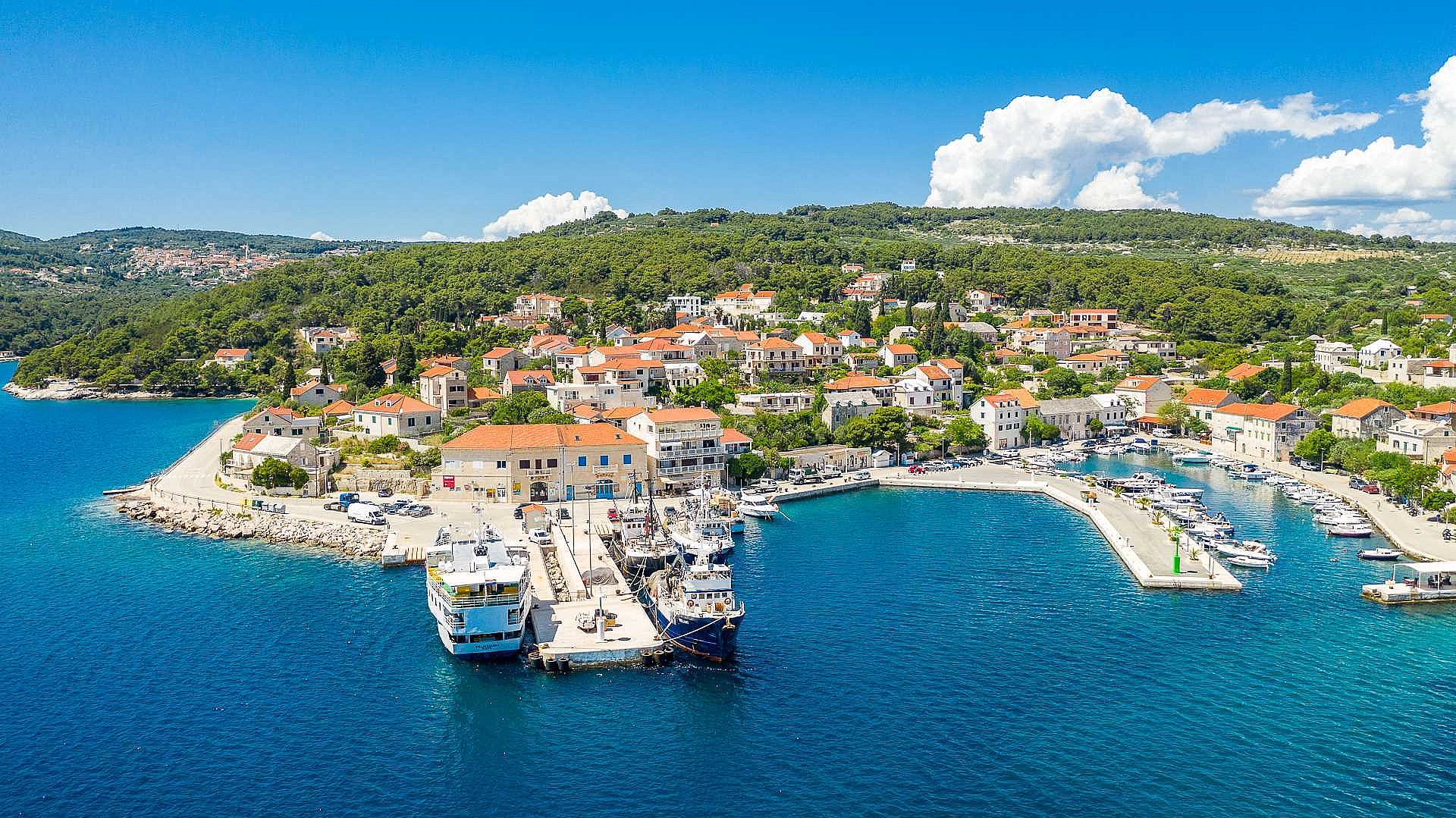 Traditional Villa Bonaca in Sumartin with private pool, Brač Island, near sea
