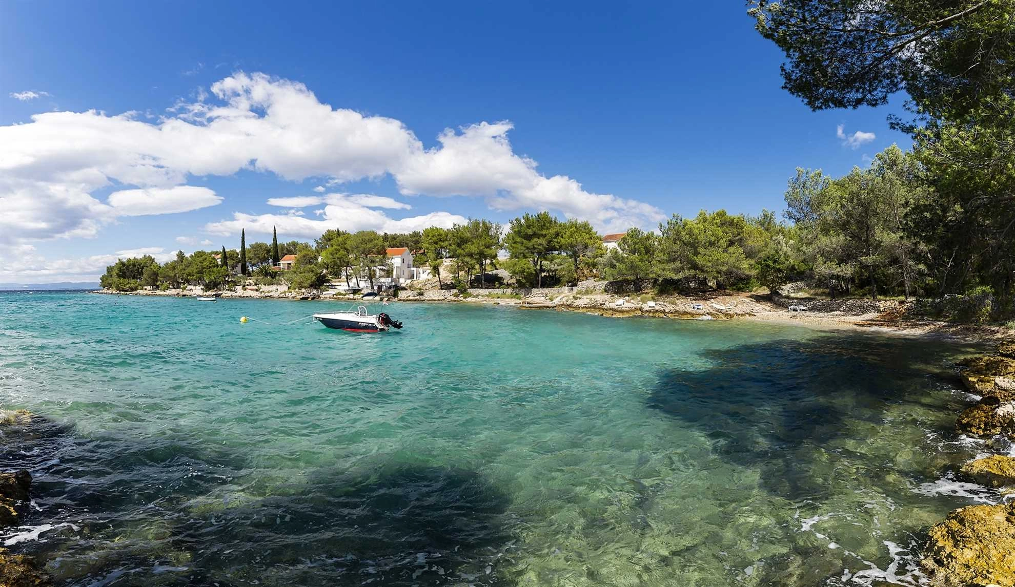 Family Villa Makarac with private pool near the sea, Brac Island