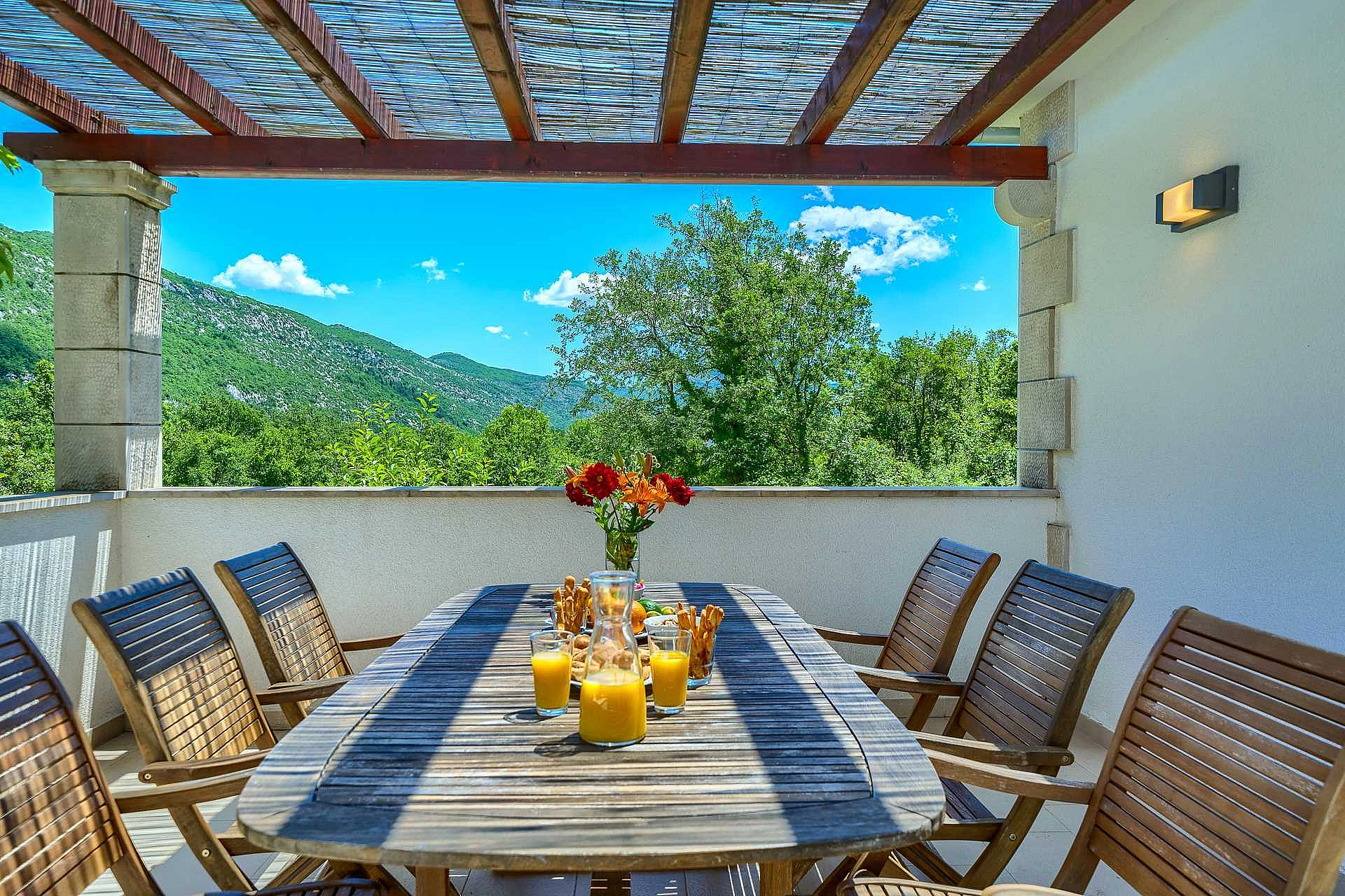 Villa Župa in Dalmatian Hinterland with private pool near Biokovo