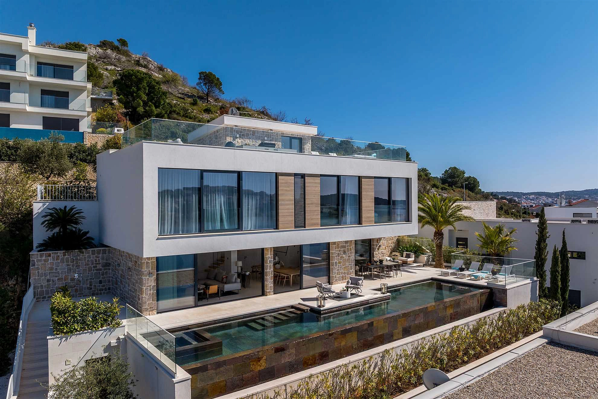 Villa Olive Vista 2, Private Heated Pool, Rogoznica