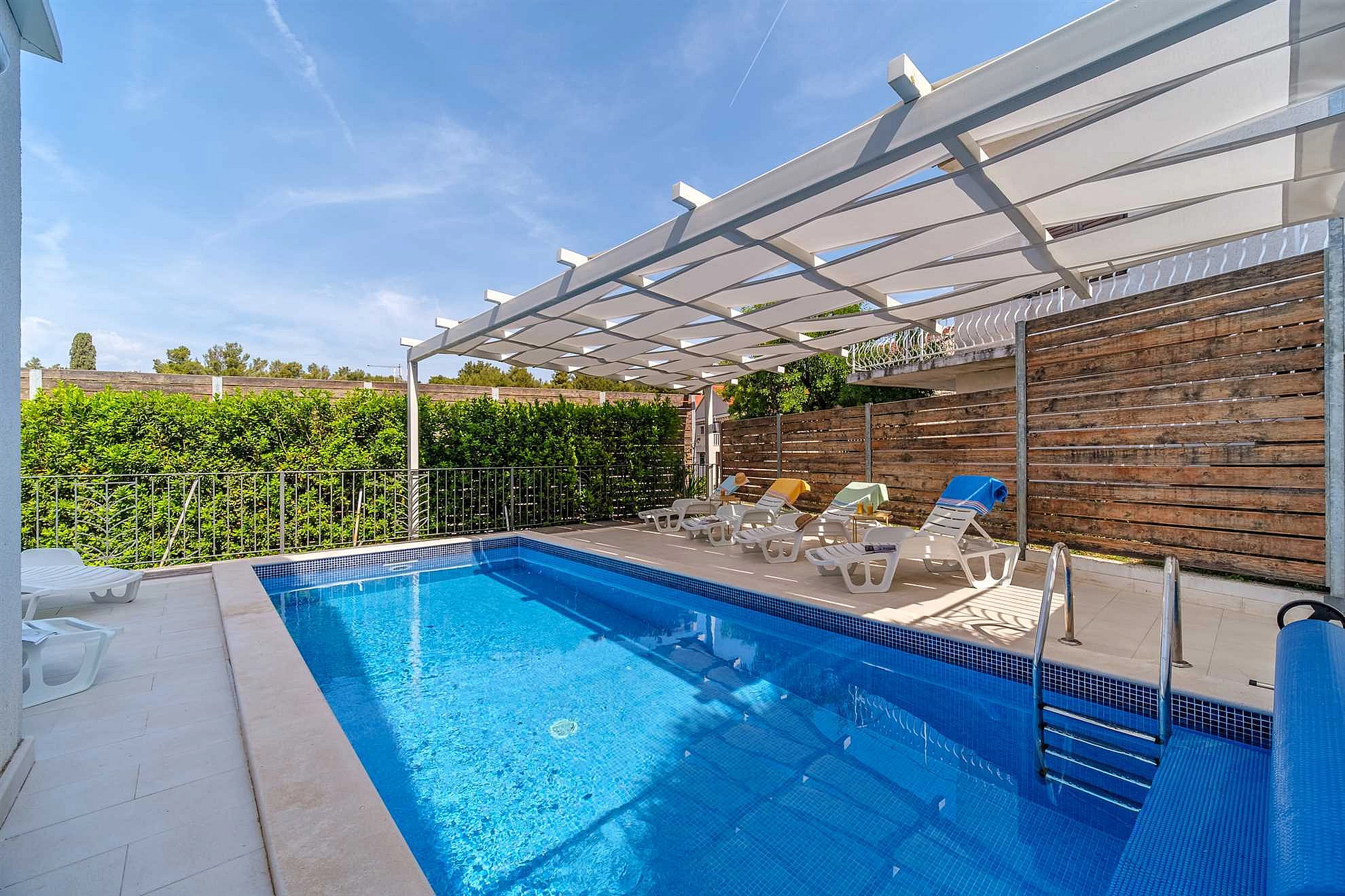 Villa Milna Bay, heated pool, Milna, Brač Island